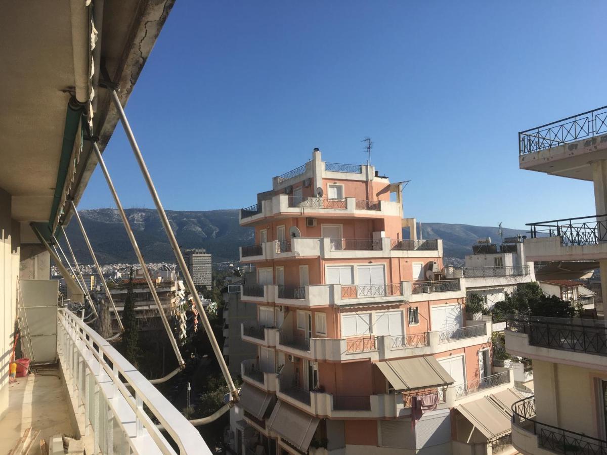 Cozy Apartment Near Metro-Athens View Exterior photo